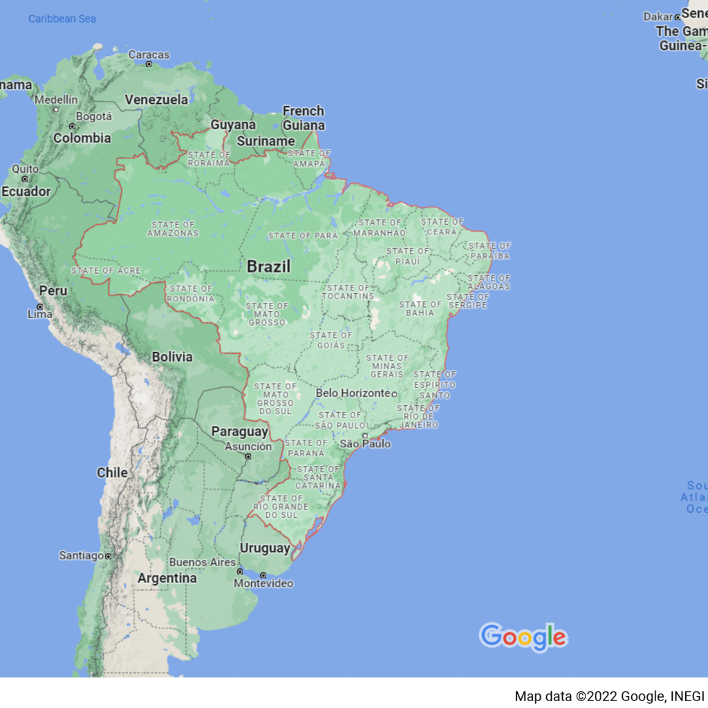 מפה של ברזיל